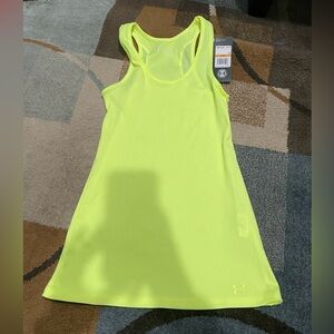 Under Armour Neon Yellow Racerback Tank NWT